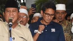 Ekspresi Sandiaga Uno saat Prabowo Deklarasi Kemenangan 62 Persen