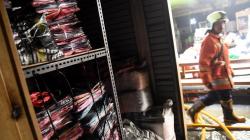 Kebakaran di Gudang Baju Blok C Pasar Tanah Abang
