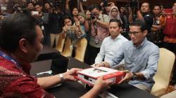 Sandiaga Uno Serahkan Laporan Dana Kampanye Pilpres 2019