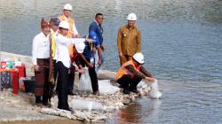 Presiden Jokowi Resmikan Bendungan Rotiklot di Atambua NTT