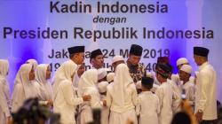 Presiden Jokowi Buka Puasa Bersama Keluarga Besar Kadin