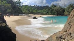 Menikmati Keindahan Pasir Putih Pantai Teluk Hijau Banyuwangi