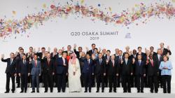 Momen Para Pemimpin Dunia Foto Bersama saat KTT G20 di Osaka