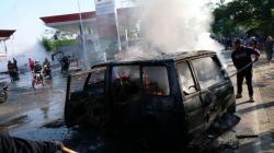 Penumpang Main HP saat Isi Bensin,  Mobil dan SPBU Hangus Terbakar