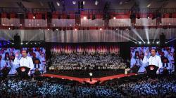 Foto-Foto Presiden Terpilih Jokowi Sampaikan Pidato Visi Indonesia