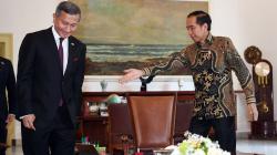 Presiden Jokowi Bertemu Menlu Singapura di Istana Bogor