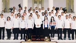 Momen HT dan Kader Perindo Bertemu Jokowi di Istana Bogor