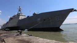 TNI AL dan US Navy Gelar Latihan, Kapal Perang AS Bersandar di Surabaya