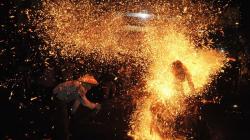 Tradisi Perang Obor di Desa Tegal Sambi Jepara