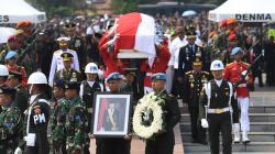 Momen Pemakaman Presiden RI ke-3 BJ Habibie