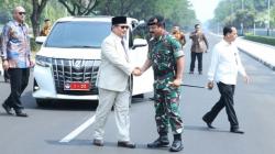 Foto-Foto Menhan Prabowo Subianto Kunjungan Kerja ke Mabes TNI