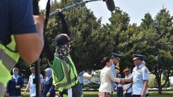 Potret KSAU saat Syuting Film Serigala Langit