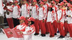 Pengukuhan Atlet Kontingen Indonesia yang Bertanding pada SEA Games 2019