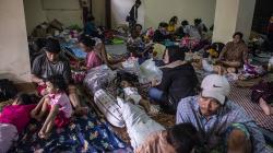 Begini Kondisi Pengungsi Korban Banjir Kampung Pulo