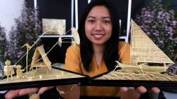 Kreatif, Mahasiswi Ini Buat Suvenir Permainan Tradisional Berbahan Ampas Tebu
