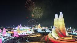 Warna-warni Kemegahan Festival Es Terbesar Dunia di China