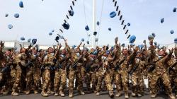 117 Pasukan Penjaga Perdamaian Pasmar 2 Marinir Kembali ke Tanah Air