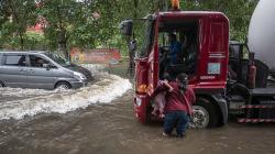 Banjir di Cilincing Jakarta Utara Belum Surut