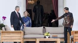 Jokowi Bertemu Tony Blair dan Masayoshi Son Bahas Pembangunan Ibu Kota Baru