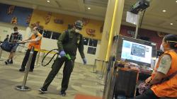Bandara Ngurah Rai Bali Disemprot Cairan Disinfektan untuk Cegah Virus Korona