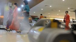 Bandara Ngurah Rai Terapkan Social Distancing Cegah Penularan Covid-19<