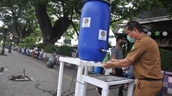 Cegah COVID-19, Pemkot Medan Sediakan Fasilitas Cuci Tangan di Tempat Umum