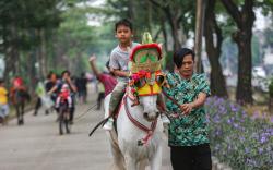 Wisata Murah Meriah, Naik Kuda di BKT Cukup Bayar Rp10.000