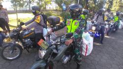 Jumat Berkah, TNI- Polri Beri Bantuan Sembako