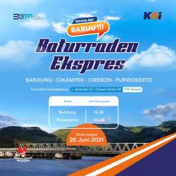 Tiket KA Baturraden Ekspres Relasi Purwokerto-Bandung Sudah Bisa Dipesan, Ini Infonya