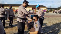 Sebanyak 18 Personel Polres Belitung Naik Pangkat di HUT Bhayangkara ke-75