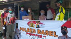 AKBP Jokis Ajak Wartawan Gowes Sambil Berbagi