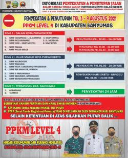 Perpanjangan PPKM Level 4, Ini 17 Jalan yang Ditutup dan Disekat