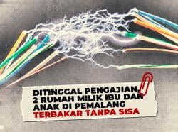 Ditinggal Pengajian, 2 Rumah Milik Ibu dan Anak di Pemalang Terbakar Tanpa Sisa