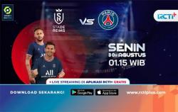 Live Streaming Reims vs PSG : Saatnya Lionel Messi Diturunkan