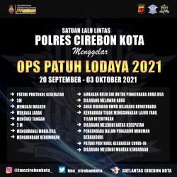 Polisi Akan Gelar Operasi Patuh Lodaya dari Tanggal 20 September 2021