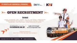 Buruan Daftar!! PT KAI Buka Loker Berbagai Formasi, Cek Linknya Disini