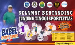 Jadwal Lengkap Babel Sport Games 2021