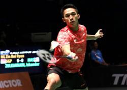 Jonatan Christie Takluk dari Pebulu Tangkis China di Final Korea Open 2022