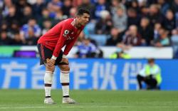 Leicester Vs Man United, Ronaldo Melempem saat Setan Marah Kalah 2-4