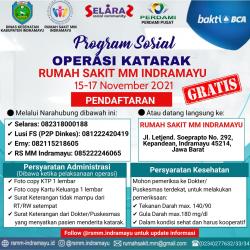 Program Operasi Katarak Gratis di Indramayu, Simak Cara Daftarnya