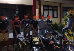 Polisi Amankan 6 Pelaku Balap Liar di Woloan Satu Tomohon