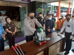 Satresnarkoba Polres Karimun Musnahkan Satu Kilogram Sabu