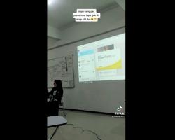 Viral Mahasiswi Cantik Ini Lupa Hapus Chat Pacar Sebelum Presentasi, Isinya Bikin Kaget