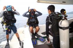 Foto : Sensus Populasi Pari Manta di Spot Manta Sandy Raja Ampat