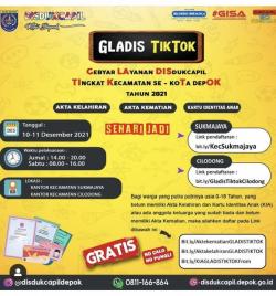 Gladis Tiktok Digelar di Sukmajaya dan Cilodong Selama Dua Hari