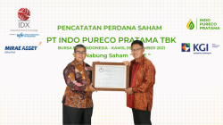 IPO PT Indo Pureco Pratama Tbk (IPPE), Sukses Himpun Dana Rp 1 Miliar