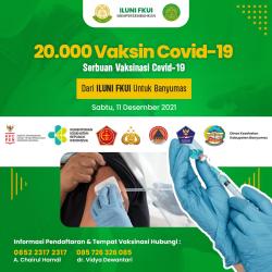 Ayo Ikut Vaksin, Iluni FKUI Sediakan 20 Ribu Dosis Vaksin di Banyumas, Ini Cara Daftarnya