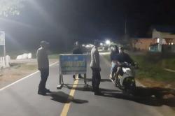 Tutup Celah Pelanggar Prokes,   Polsek Nuangan Gelar Patroli