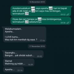 I Love, Mau Kah Kamu Menikah dengan Saya, Pesan Nakal Dosen UNJ kepada Mahasiswinya