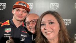 Foto Bareng Pembalap F1 Max Verstappen, Maia Estianty Bikin Iri